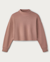DreamGlow® Cropped Mock Neck