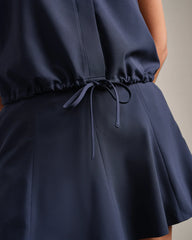 Mirage Sleeveless Notch Collar Blouse