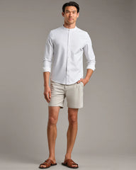 State of Mind Band Collar Shirt