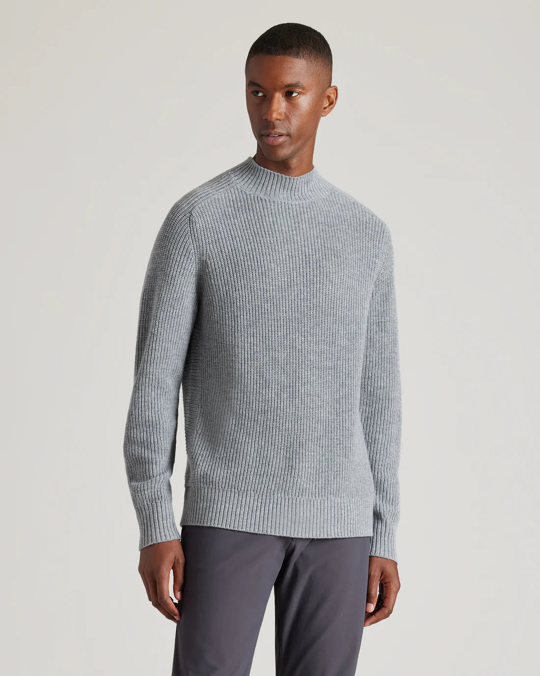 Beacon Cashmere Blend Mock Neck Sweater