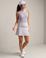 Course to Court Sleeveless Zip Polo