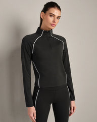 Heather Revive™ Contrast 1/4 Zip