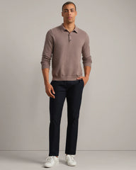 Resolve Pique Long Sleeve Sweater Polo