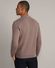 Resolve Pique Long Sleeve Sweater Polo